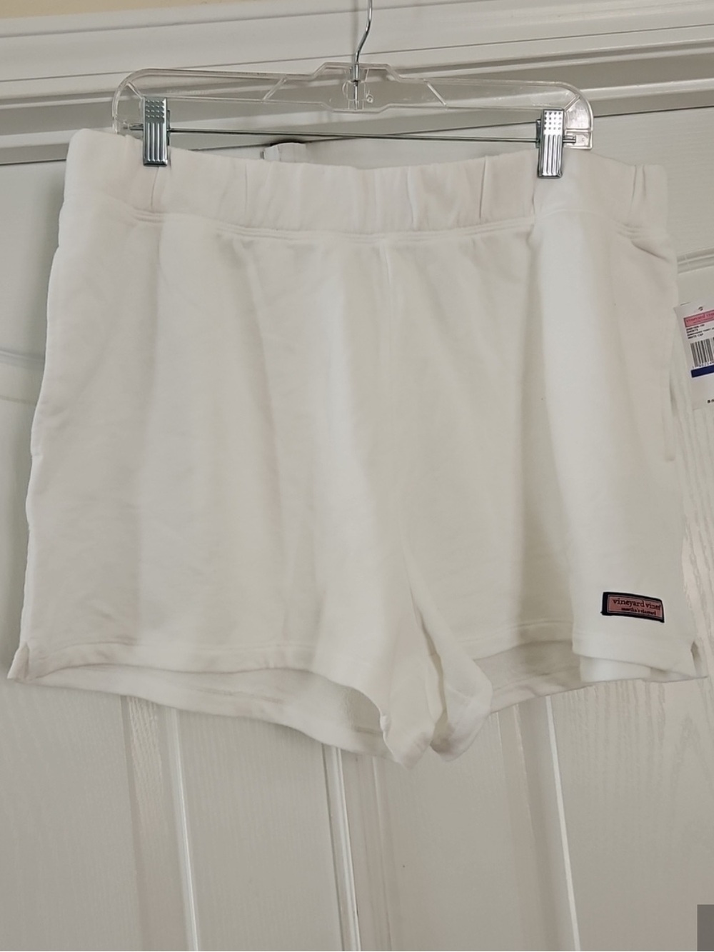 Vineyard Vines Women's White Sunwashed Terry Jetty Lounge Shorts